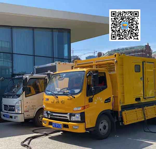 齐干却勒街道出租发电车